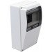 Priključna omarica - prazna, z montažnim tirom, ABS, L×W×H=230×130×77mm, IP55, 6 modul
