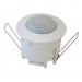 Senzor gibanja, vgradni, bel, 230V, 1100W, 360°, 3-2000lux, 10s-7min