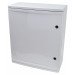 Razdelilna omara-plastična, nadomet + montaž .plošča polna vrata H×W×D=600×500×220mm, IP65, IK10, 1000V AC/DC, RAL7035