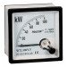 Analogni vatmeter za merjenje trifazne moči, 4-vod, 72×72mm, 400V AC