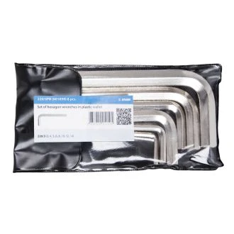 Ključi inbus v pvc etuiju UNIOR 220/3PB, 3-10mm 6kos, 601057