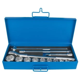 Ključi nasadni 3/4" v kovinski kaseti UNIOR 197MB1, 22-46mm/14kos, 602742