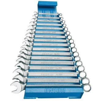 Ključi viličasto obročni na kov. Stojalu UNIOR 120/1MS, 6-22mm/17kos, 605537