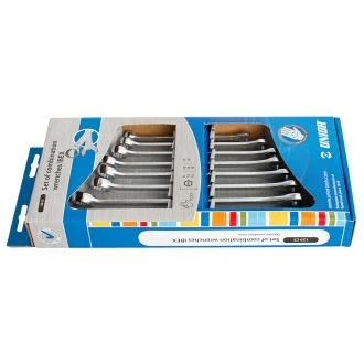 Ključi viličasto obročni ibex v kartonu UNIOR 129/1CS, 8-19mm/8kos, 611775