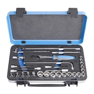 Ključi nasadni 3/8" v kovinski kaseti UNIOR 239D, 6-19mm /3kos, 613073