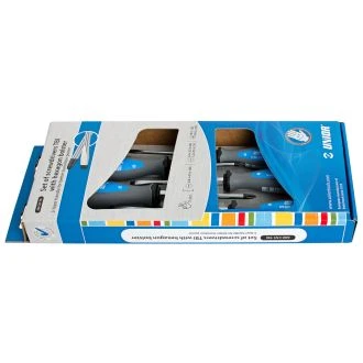 Izvijači ploščato križni tbi v kartonu UNIOR 600CS5TBI, 6 kotni nastavek, 3x PL/2x PH/5kos, 614007