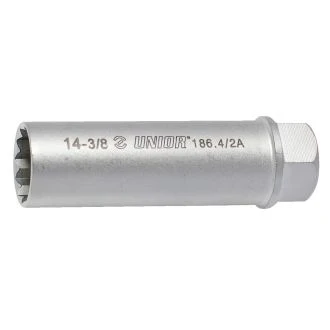 Ključ nasadni 3/8" za svečke UNIOR 186.4/2, 14mm, 622513