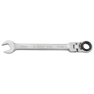 Ključ viličasto obročni raglja z zglobom UNIOR 161/2, 17mm, 622848