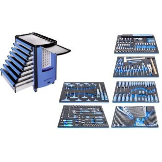 Voziček z orodjem 940plus3 UNIOR 1011FPLUS3, 296kos, 625594