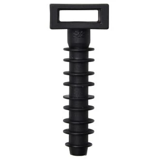 Udarni zidni vložek za vezice d=8mm, A=10,3×3,2mm, PA6.6, 100 kos, 9843