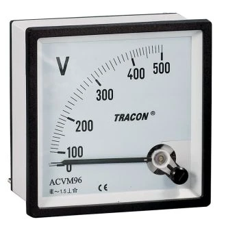 Analogni voltmeter za izmenično napetost, 48×48mm, 30V AC, ACVM48-30