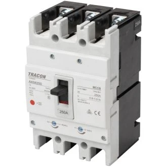 Kompaktni odklopnik 3P,180A,Ir=(0,8-1,0)In,400/415V, 50/60Hz, Icu=36kA, Ics=25kA, AKM2-180