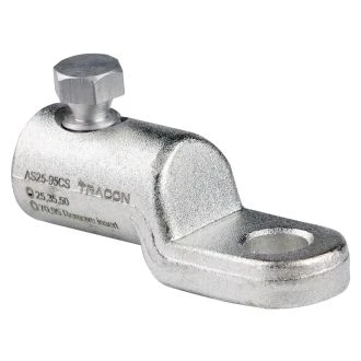 Al kabelski čevelj, vijačni, z odprtino, odlom glave 16-70mm2, 2×M12, AS25-95CS16