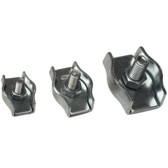 Spojka za jekleno vrv, enojna 4-4,8 mm, M5, 10 kos, BSZ1-4