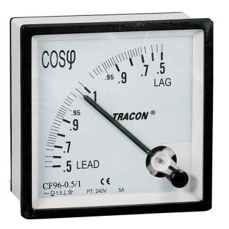Instrument za merjenje cosinus Ø, 72×72mm, 400V AC, 0,5, CF72-0,5/3