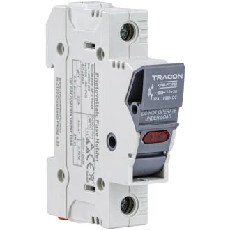 Varovalčno ločilno stikalo za cilindrične varovalke 32A, 10x38mm, Un=400V/690V, 1P, LED, CFBL1P32