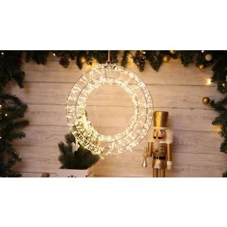 Božični LED venec 230VAC, 480LED,3.6W, 3000K, CHRC480WW