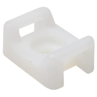 Vijačni podstavek za vezice, pritrditev – 2 strani, natur 16×11mm, d=3.5mm, PA6.6, 100 kos, CSTALP-4