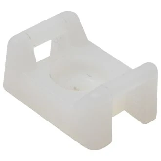 Vijačni podstavek za vezice, pritrditev – 2 strani, natur 26×16mm, d=5mm, PA6.6, 100 kos, CSTALP-6