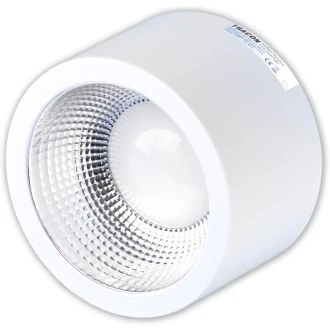LED stenska svetilka, okrogla, regulacija svetlobne barve 230V, 25W, 3000/4000/5700K, 2180/2530/2340lm, 90°, IP54, EEI=F, DLFTRIO25W