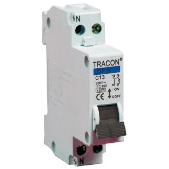 Instalacijski odklopnik - avtomatska varovalka C-1P+N-10 A, 6 kA, DPN-C-10