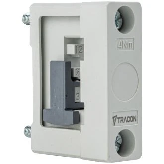 Nosilec zbiralk 1P 1P, 60 mm, 25x210x152 mm (12, 15, 20, 25, 30X5,10 mm), DSBH1P