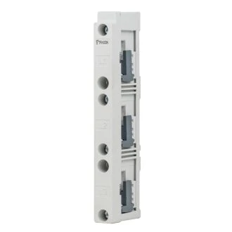 Nosilec zbiralk 3P, 60 mm, 5/10 mm 3P, 60 mm, 20x192x51 mm, (12, 20, 30x5,10 mm), DSBH3P