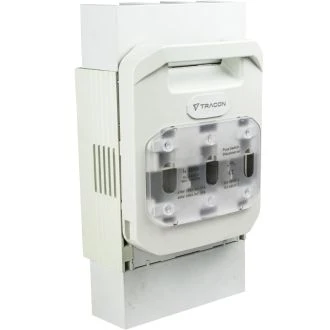 Vodor.varov.preklop.ločil.stikalo,na mont.plošč, prit.kab.če AC400V, AC 690V, 250A, 3P, NH1, M10, DSH1-3