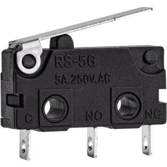 Pozicijsko mikro stikalo AC 125V, 5A; AC 250V, 3A; DC 125V, 0,4A; DC 250V, 0,2A, DSHVMSW