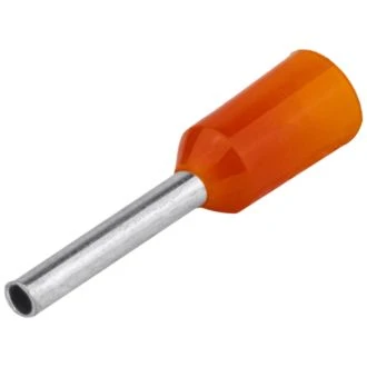 Izolirana votlica 0,5 mm2, L=14 mm, oranžna, 100 kos, E020