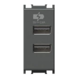 Polnilnik USB 5V 2,4A 1M AT, EM67AT-B