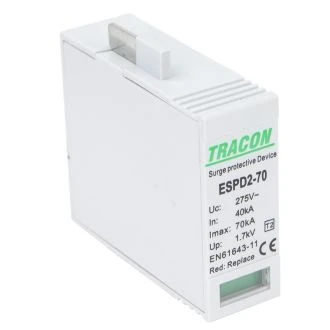Vložek AC prenapet. odvodnika tipa T2, 70 M Uc:275V; In:40kA; Imax:70kA; Up:1,7kV, ESPD2-70M