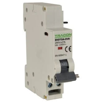 Prenapetostni sprožilec k odklopniku tipa EVOTDA Un:230VAC, 50Hz, Uup:280VAC, EVOTDA-OVR
