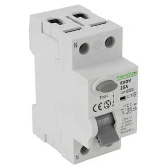 Tokovno zaščitno stikalo FID, 2 polno 40A, 30mA, 6kA, AC, EVOV2P4003