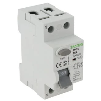 Tokovno zaščitno stikalo FID, 2 polno 80A, 100mA, 6kA, AC, EVOV2P801