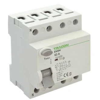 Tokovno zaščitno stikalo FID, 4 polno 40A, 100mA, 6kA, AC, EVOV4P401