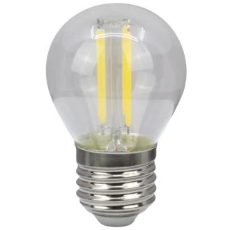 COG LED žarnica, bučka, prozorno steklo 230 VAC, E27, 4W, 470 lm, G45, 4000K, EEI=E, FILG454NW