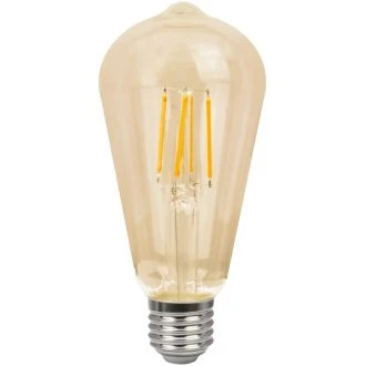 COG LED žarnica, zlato steklo 230 VAC, E27, 8W, 800 lm, ST64, 2500K, EEI=F, FILGST648W