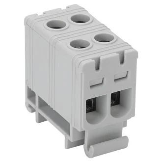 Odcep. vrst. sponka za glavni vod na montažni tir, siva 1.5-16mm2, max. 1000VAC, 1500VDC, max.85A, FLEAL-16/2