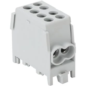 Odcep. vrst. sponka za glavni vod na montaž. tir, siva 2.5-25mm2, max. 1000VAC, max.101A, FLECU-25-16-2