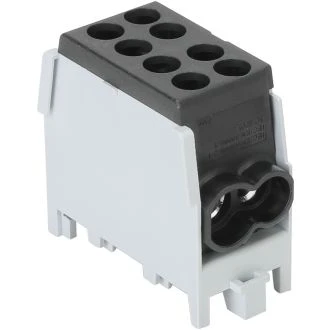 Odcep. vrst. sponka za glavni vod na montaž. tir, črna 2.5-25mm2, max. 1000VAC, max.101A, FLECU-25-16-2F