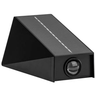 Vrtna LED svetilka, stenska, solarna, dekorativna, dvostrans 0,4W, 3000K, 30 lm, 3,7V/1300mAh Li, IP44, GARSL2