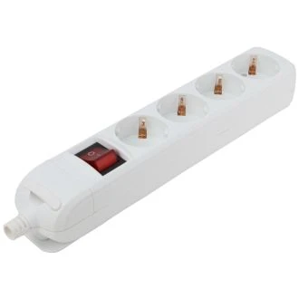 Gnezdo za podaljšek 4×SHUKO, max.16A, 230V, HUR-04K