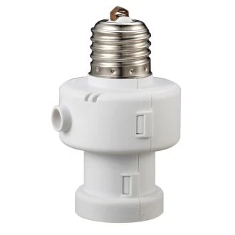 Okov s senzorjem gibanja in s časovnikom za izklop 230V, E27, 1/2/4/8/12 h, 5-15lux, IP20, ALK-472