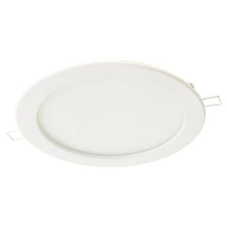 Vgradna LED svetilka, okrogla, bela, downlight 230 VAC, 18 W, 4.000 K, 1450 lm, IP44, EEI=G, LED-DLV-18NW