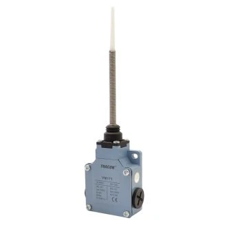 Pozicijsko stikalo z vzmetno palico (umetna masa + jeklo) 1×NO+1×NC, 6A/230V AC, IP66, VM171