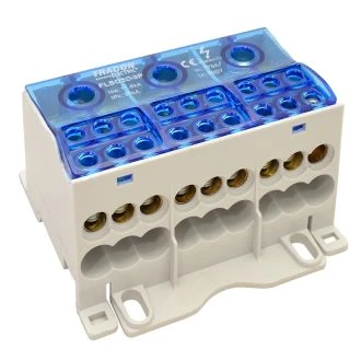 Odcepna vrstna sponka za glavni vod, odpiralna 3×1×50(35)mm2 / 3×6×16(10)mm2, 690VAC, 175 A, FLSO50-3P