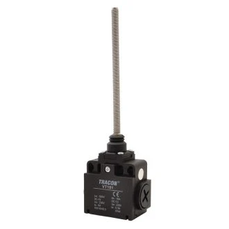 Pozicijsko stikalo z vzmetno palico (jeklo) 1×NO+1×NC, 6A/230V AC, IP65, VT181