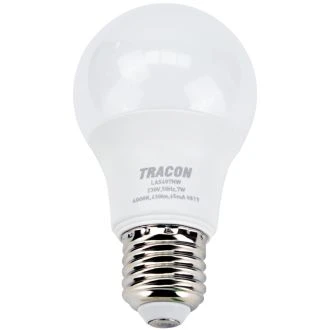 LED žarnica, bučka s čipom SAMSUNG 230V, 50Hz, 7W, 4000K, E27, 630 lm, 200°, A60, EEI=F, LAS607NW