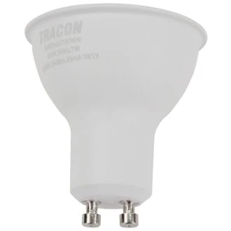 SMD LED spot žarnica s čipom SAMSUNG 230V, 50Hz, GU10, 7W, 560lm, 4000K, 120°, EEI=F, SMDSGU107NW